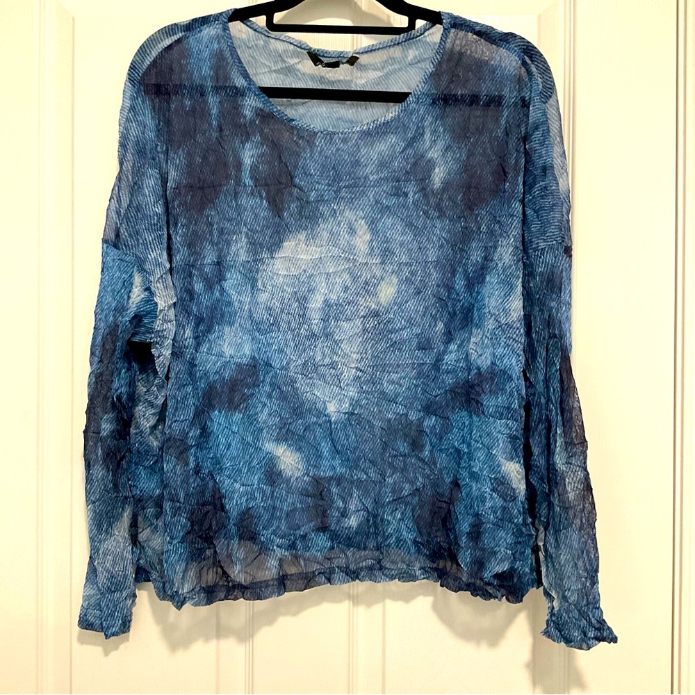 Charlie B Oversized Sheer Top